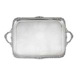 A 1920s twin-handled tray