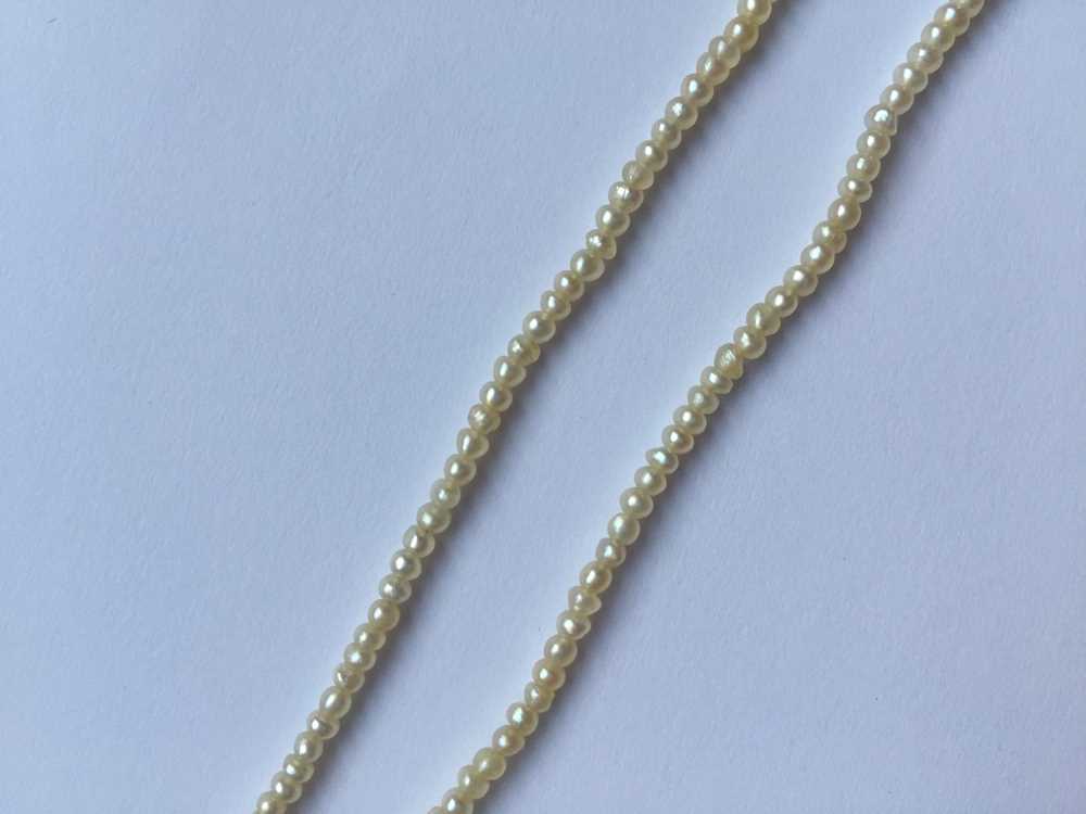 A natural saltwater pearl necklace - Image 5 of 13