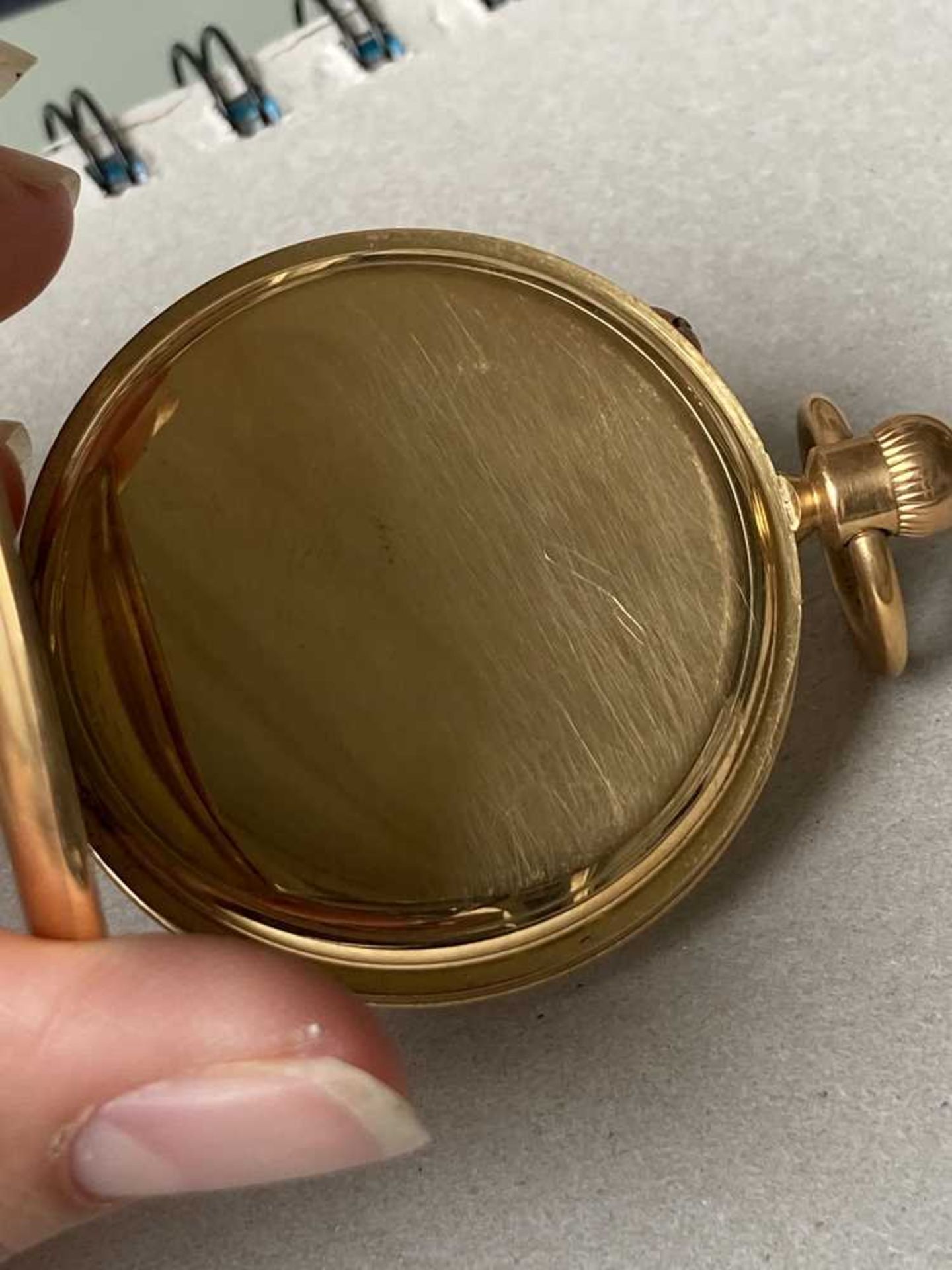 An early 20th century gold pocket watch - Image 5 of 8