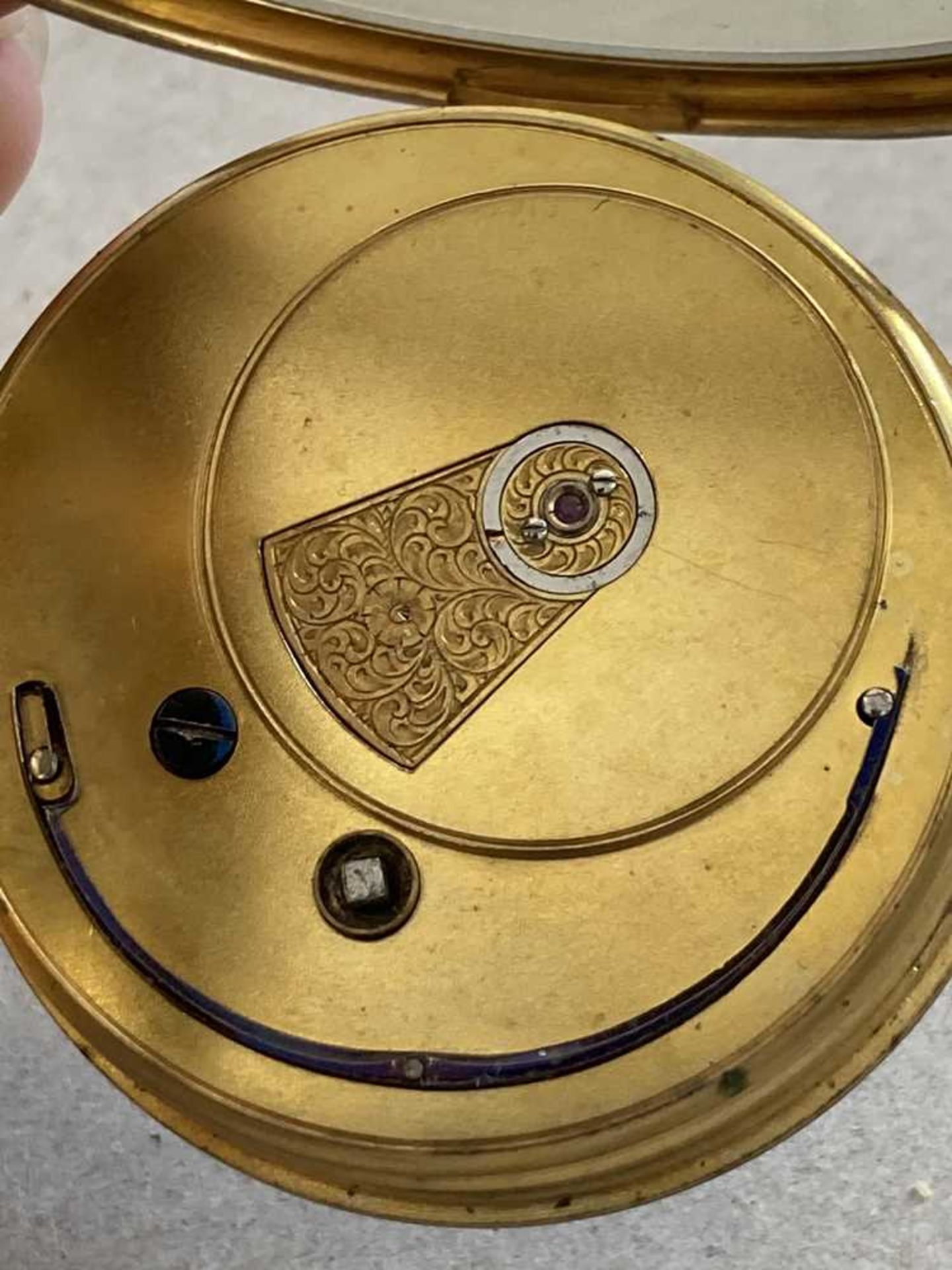 Hollins: a gold pocket watch - Image 5 of 7