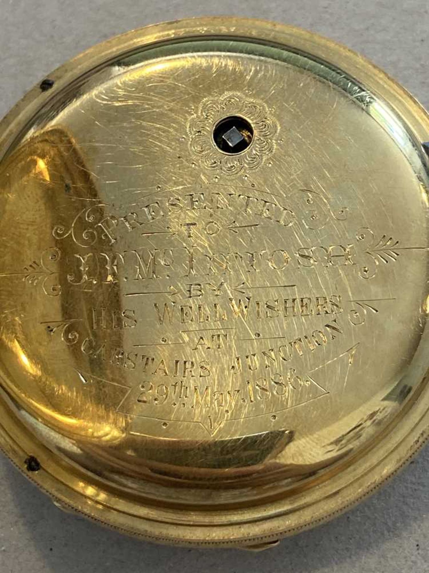 A 19th century gold pocket watch - Image 8 of 13