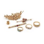 A collection of antique jewellery