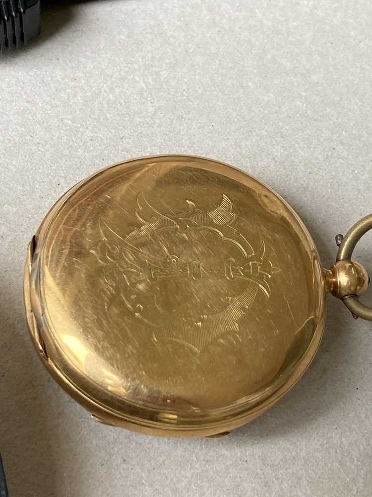 An 18ct gold pocket watch - Image 4 of 10