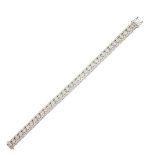 A diamond bracelet