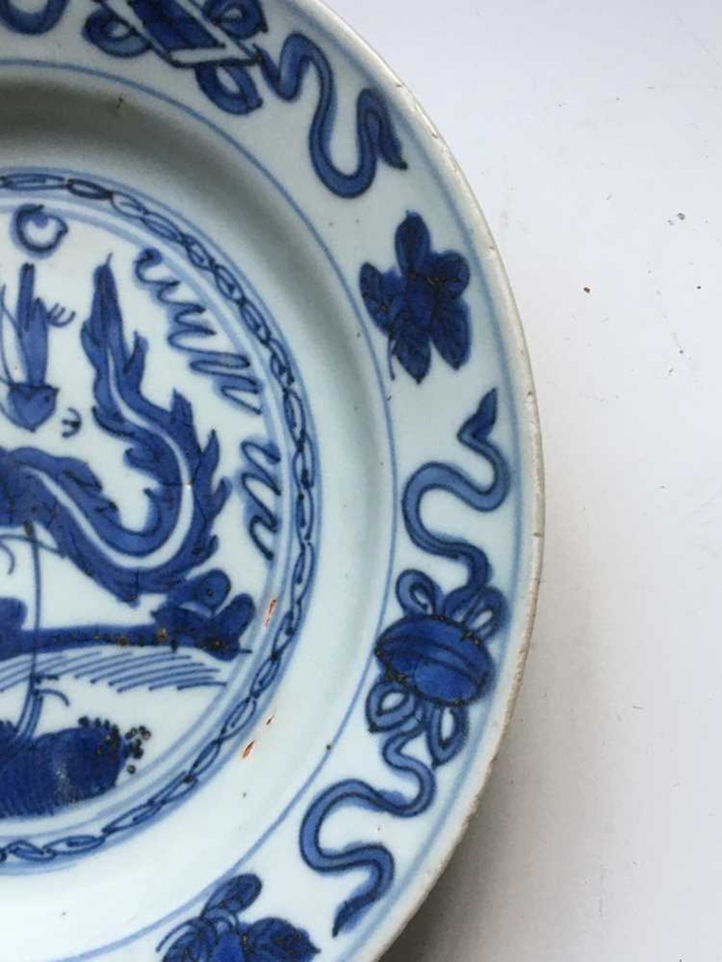 GROUP OF SEVENTEEN BLUE AND WHITE WARES MING TO QING DYNASTY, 17TH-18TH CENTURY - Bild 47 aus 105