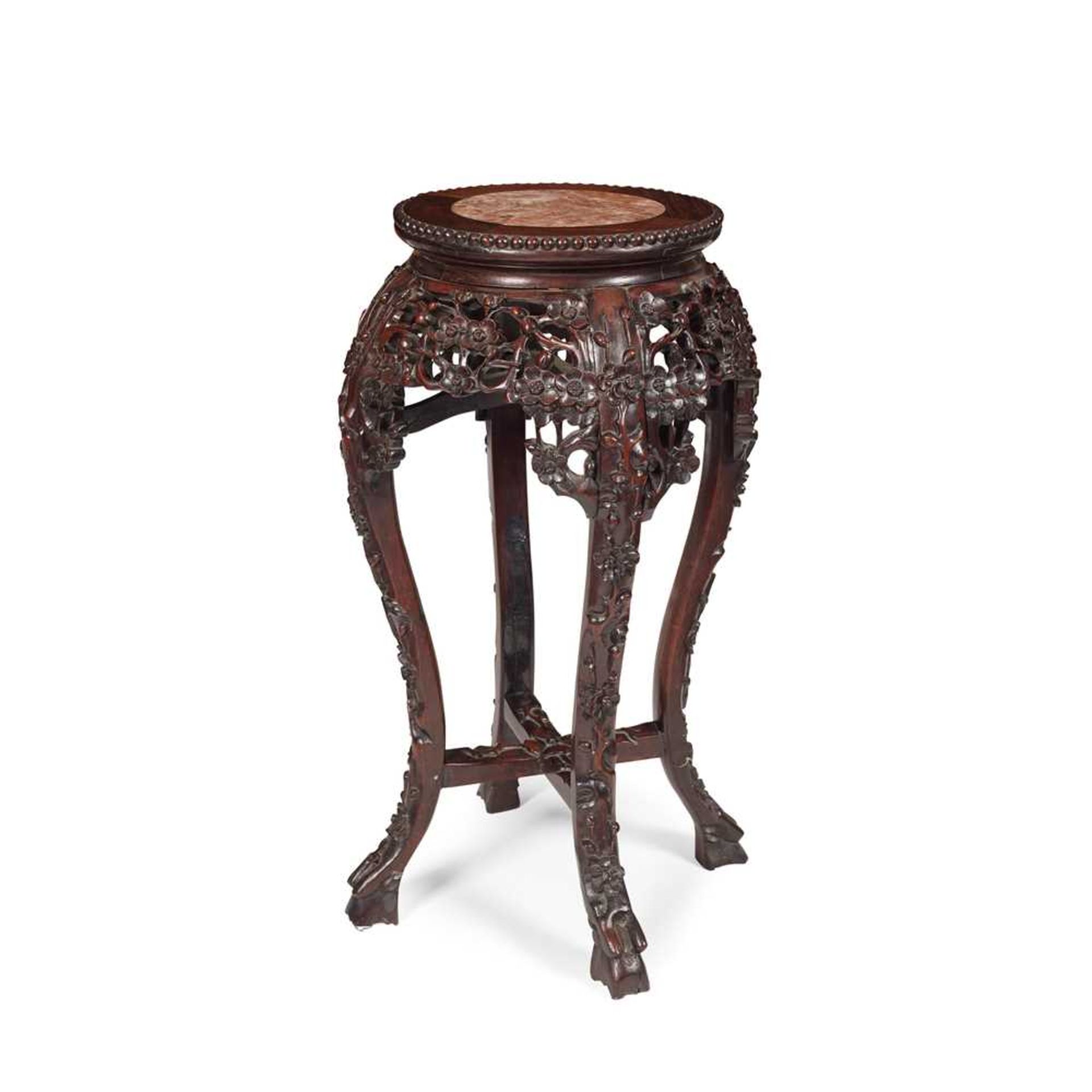 HARDWOOD JARDINIÈRE STAND LATE QING DYNASTY-REPUBLIC PERIOD, 19TH-20TH CENTURY