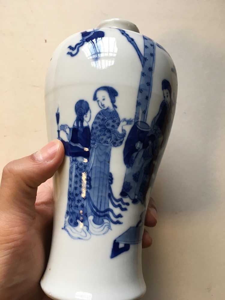 GROUP OF FOUR BLUE AND WHITE WARES QING DYNASTY, 19TH CENTURY - Image 6 of 55