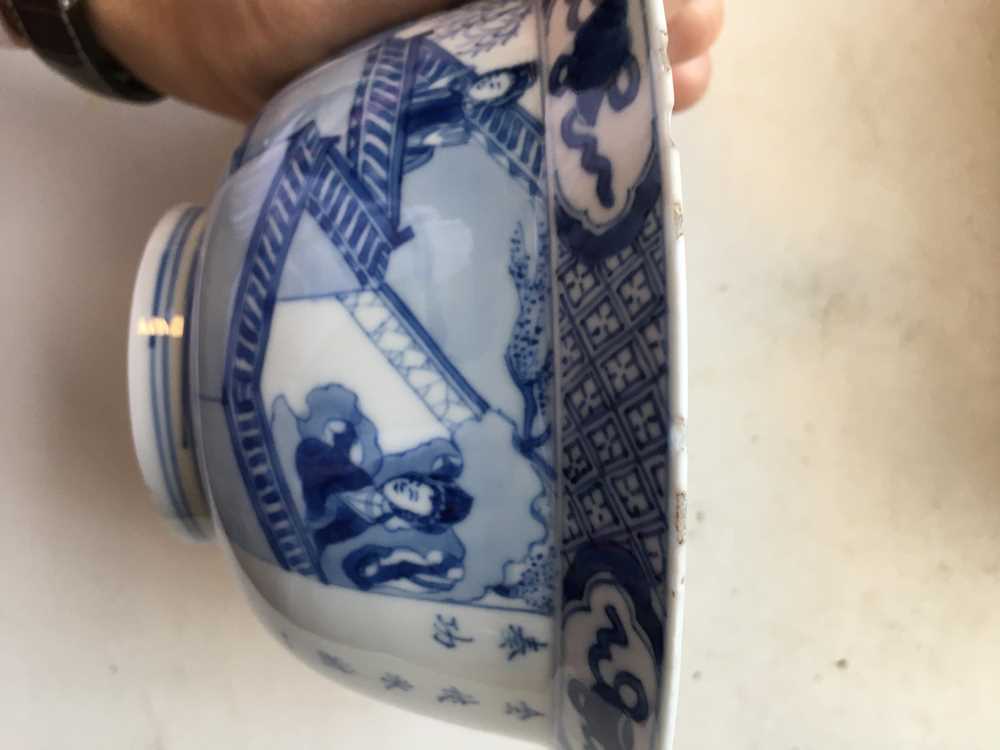 (A PRIVATE SCOTTISH COLLECTION, LOT 98-101) GROUP OF ELEVEN BLUE AND WHITE WARES QING DYNASTY, 18TH - Image 49 of 54