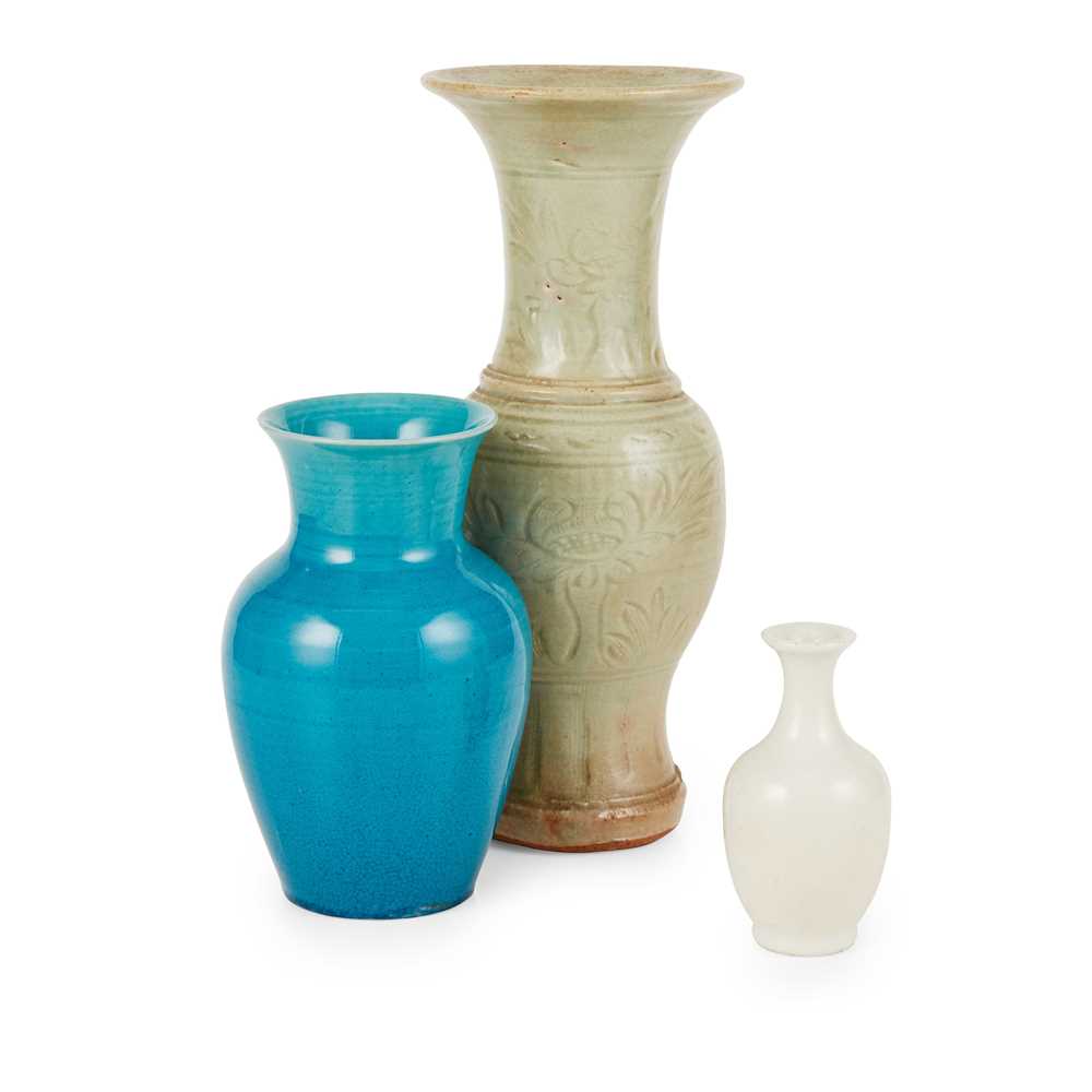 COLLECTION OF THREE VASES