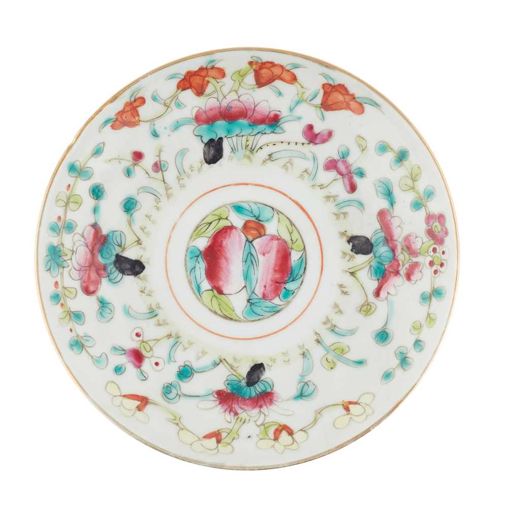 FAMILLE ROSE STEM DISH LATE QING DYNASTY-REPUBLIC PERIOD, 19TH-20TH CENTURY - Image 2 of 9