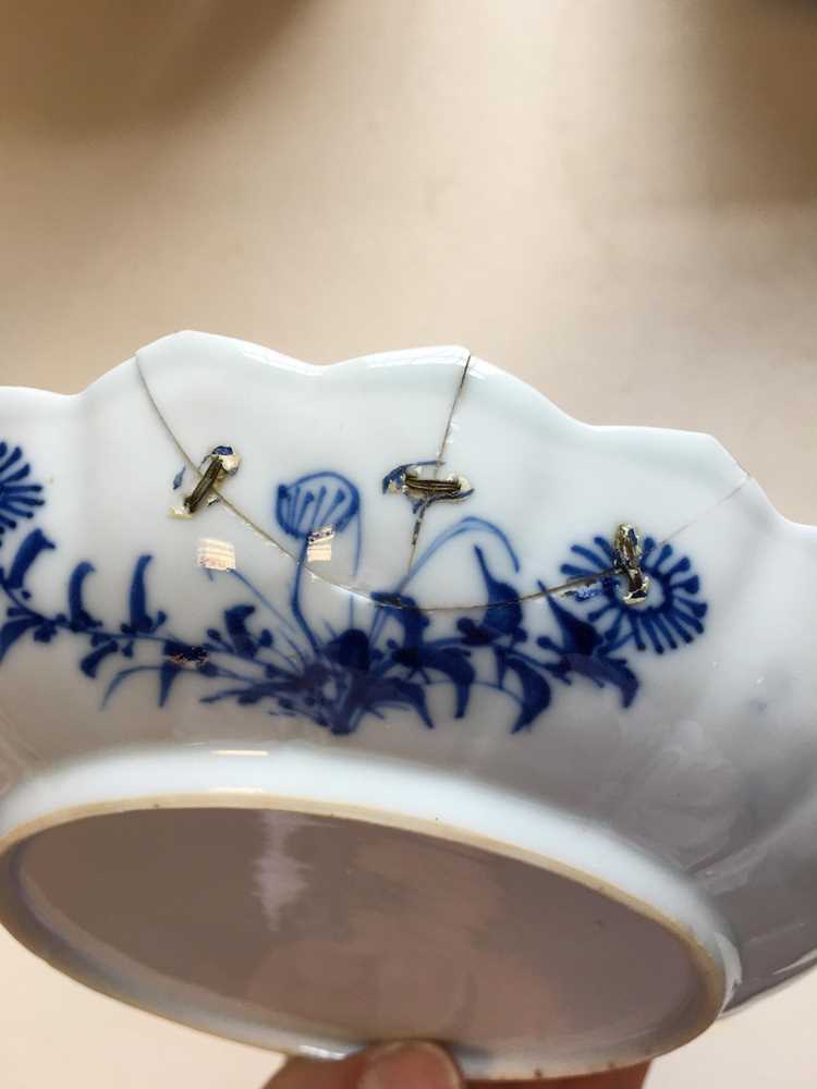 (A PRIVATE SCOTTISH COLLECTION, LOT 98-101) GROUP OF ELEVEN BLUE AND WHITE WARES QING DYNASTY, 18TH - Image 24 of 54