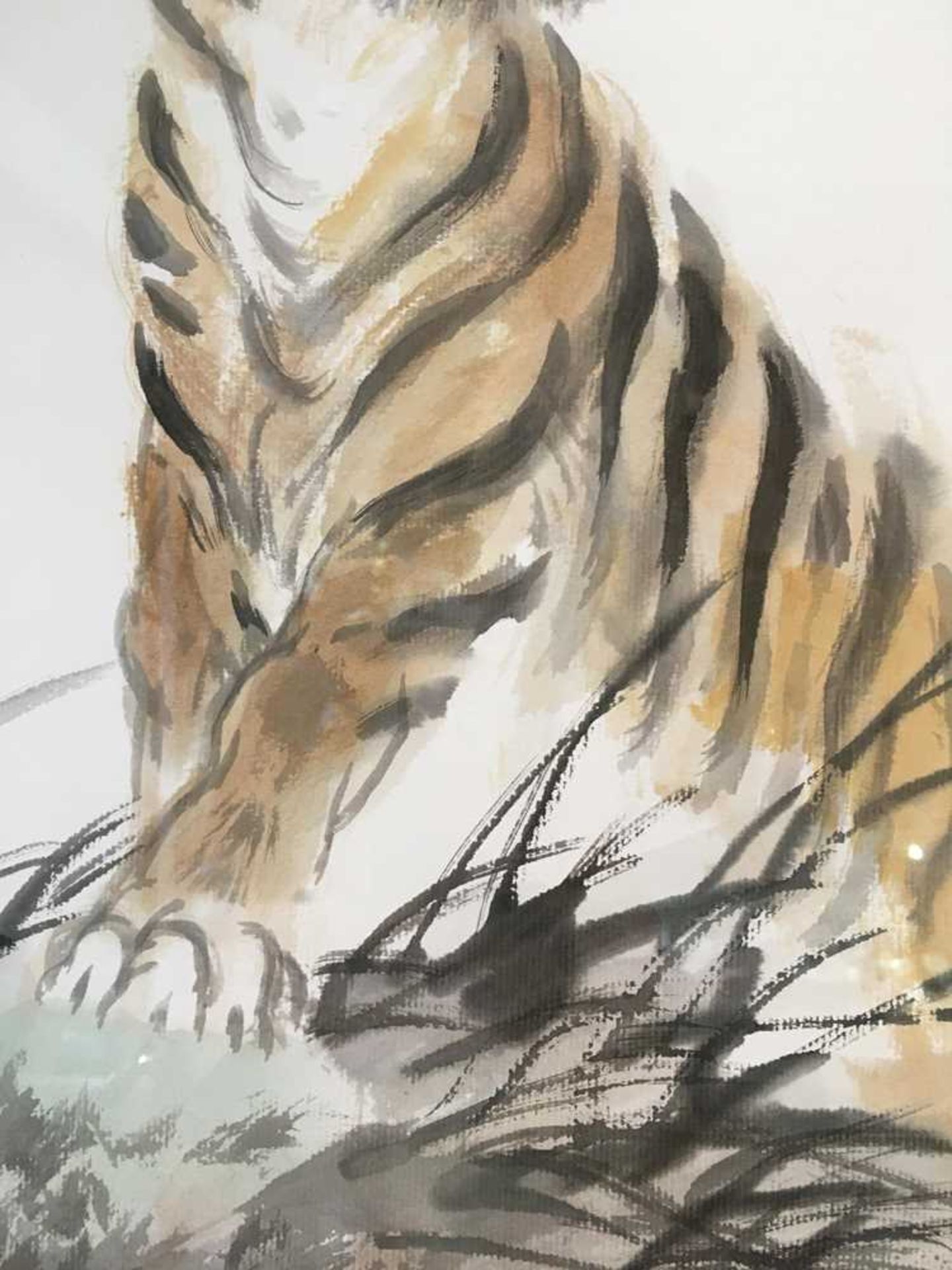 CHEN YANNING (CHINESE 1945-) ROARING TIGER - Image 8 of 12