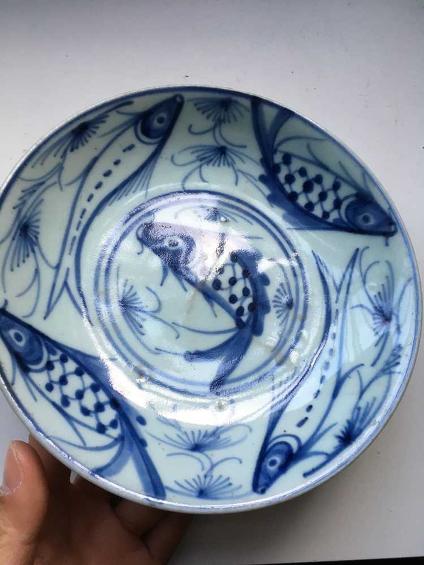 GROUP OF SEVENTEEN BLUE AND WHITE WARES MING TO QING DYNASTY, 17TH-18TH CENTURY - Bild 58 aus 105