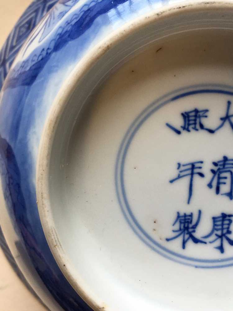 (A PRIVATE SCOTTISH COLLECTION, LOT 98-101) GROUP OF ELEVEN BLUE AND WHITE WARES QING DYNASTY, 18TH - Image 41 of 54