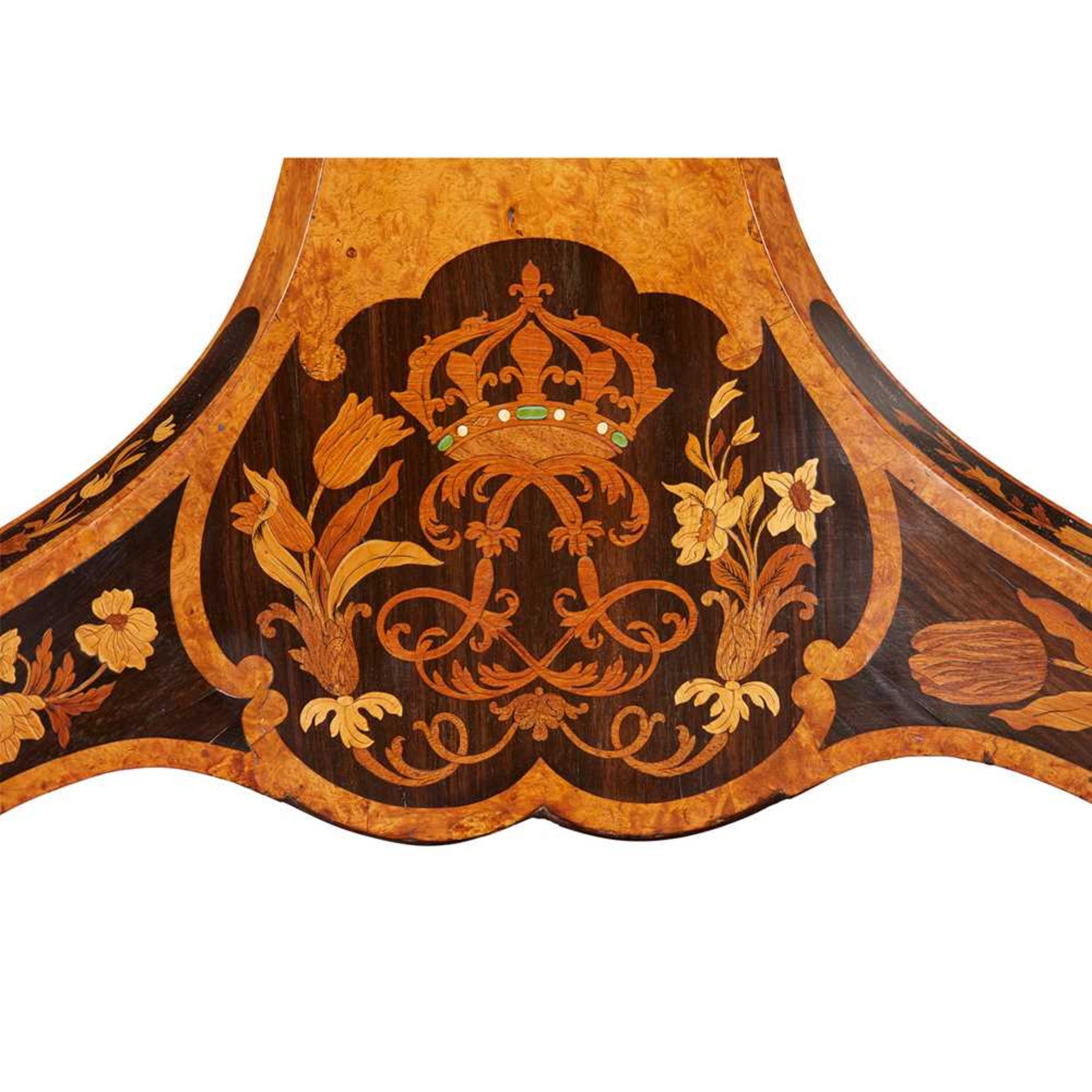 KING LOUIS-PHILIPPE'S AMBOYNA, WALNUT, IVORY AND EBONY MARQUETRY CENTRE TABLE, ATTRIBUTED TO GEORGE - Image 5 of 5