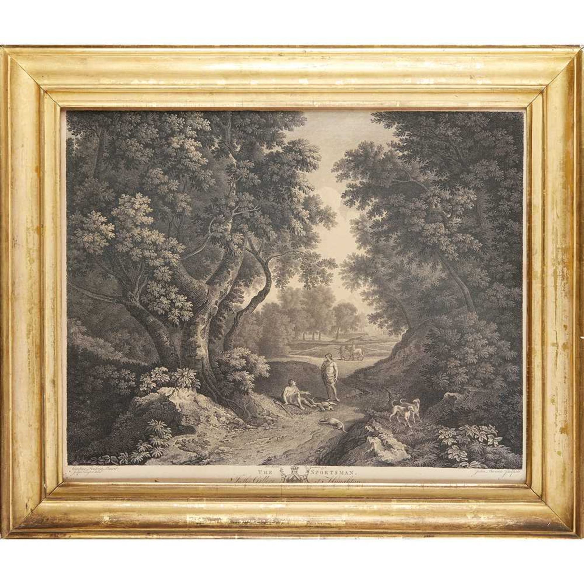 A PAIR OF LANDSCAPE PRINTS 18TH CENTURY - Image 6 of 12