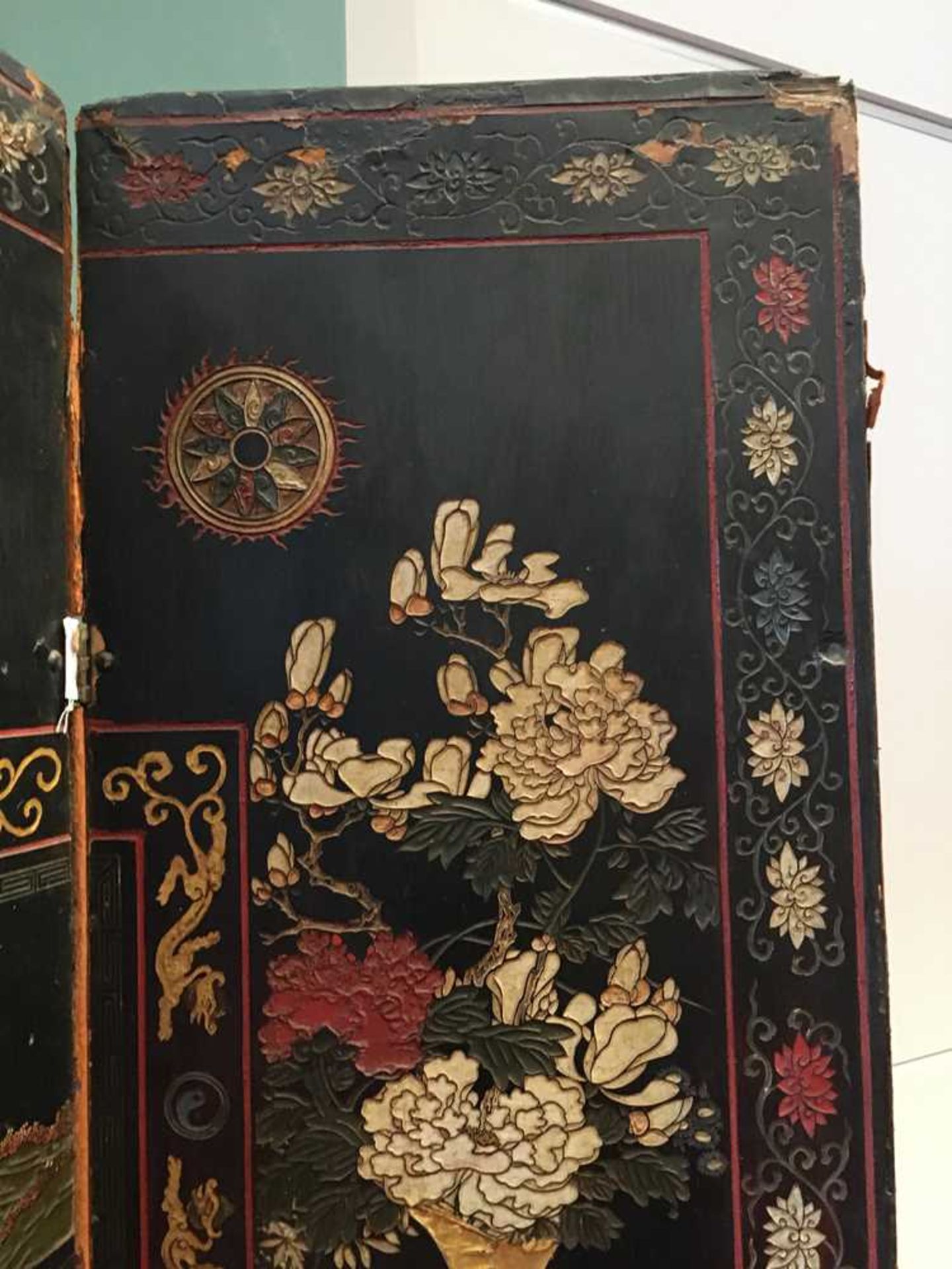 A CHINESE COROMANDEL BLACK LACQUER TWELVE-PANEL SCREEN QING DYNASTY, 18TH CENTURY - Image 48 of 72