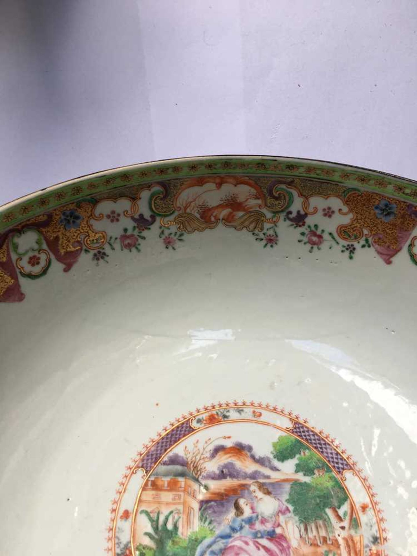 TWO CHINESE EXPORT PORCELAIN PUNCH BOWLS QING DYNASTY, LATE 18TH/19TH CENTURY - Image 22 of 33