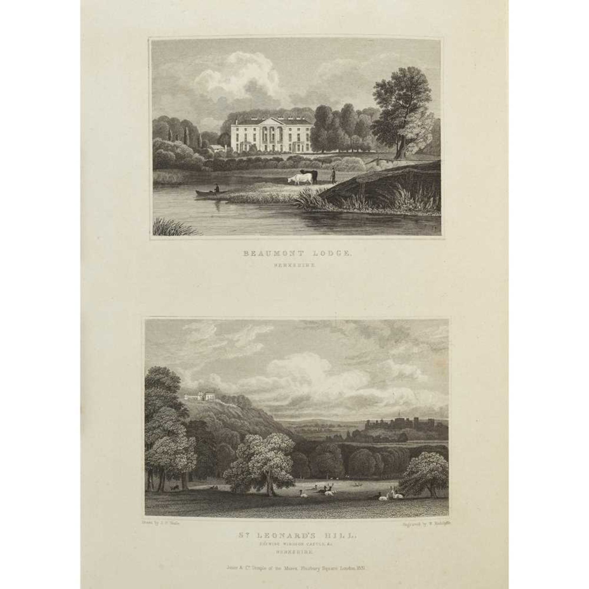 Neale, J.P. The Mansions of England or Picturesque Delineations of the Seats of Noblemen and Gentlem - Bild 2 aus 2