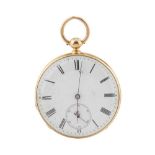 A LATE 19th CENTURY POCKET WATCH RUSSEL & FILS