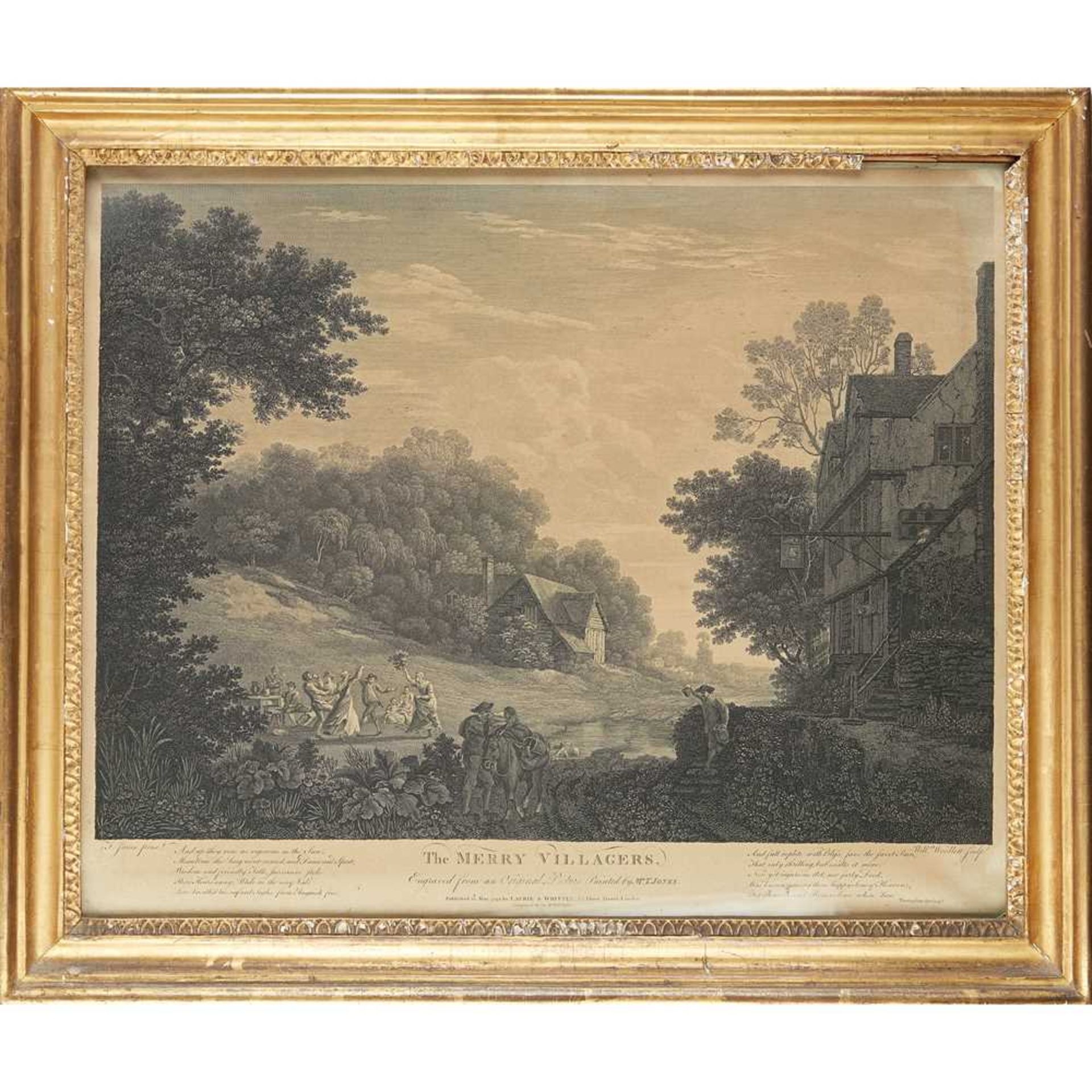 A PAIR OF LANDSCAPE PRINTS 18TH CENTURY - Image 7 of 12