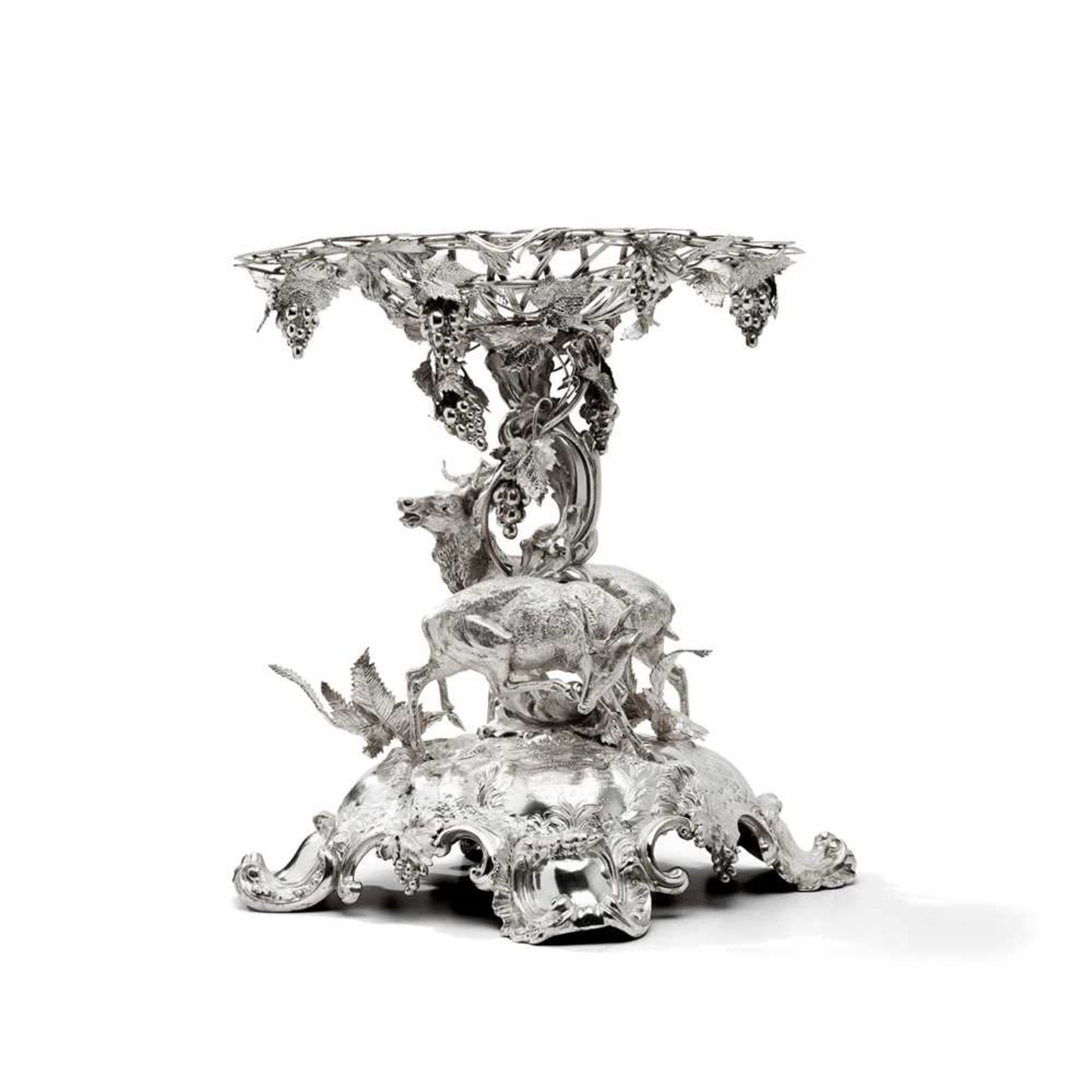 A VICTORIAN CENTREPIECE SMITH, NICHOLSON & CO, LONDON 1857 - Image 3 of 14