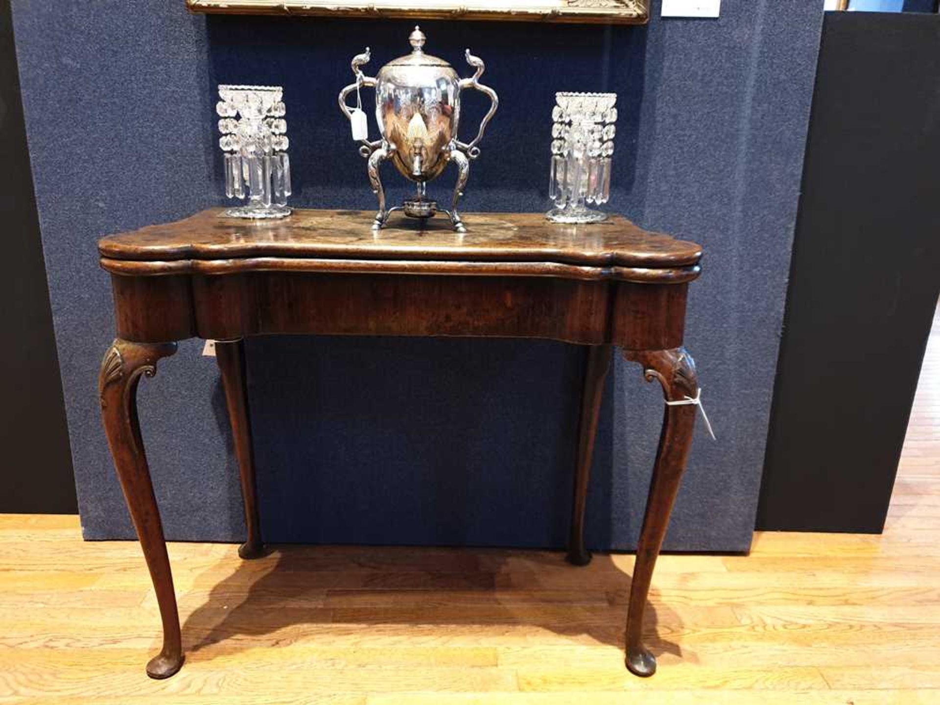 A GEORGE II WALNUT CARD TABLE EARLY 18TH CENTURY - Image 11 of 14