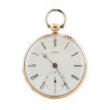 AN 18CT GOLD CASED POCKET WATCH CHARLES FRODSHAM, LONDON