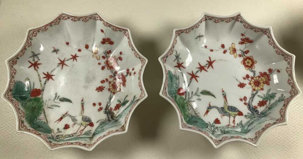 A PAIR OF RARE WORCESTER TEABOWLS AND SAUCERS CIRCA 1752 - Image 7 of 16