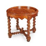 A JACOBEAN REVIVAL OAK OCCASIONAL TABLE EARLY 20TH CENTURY