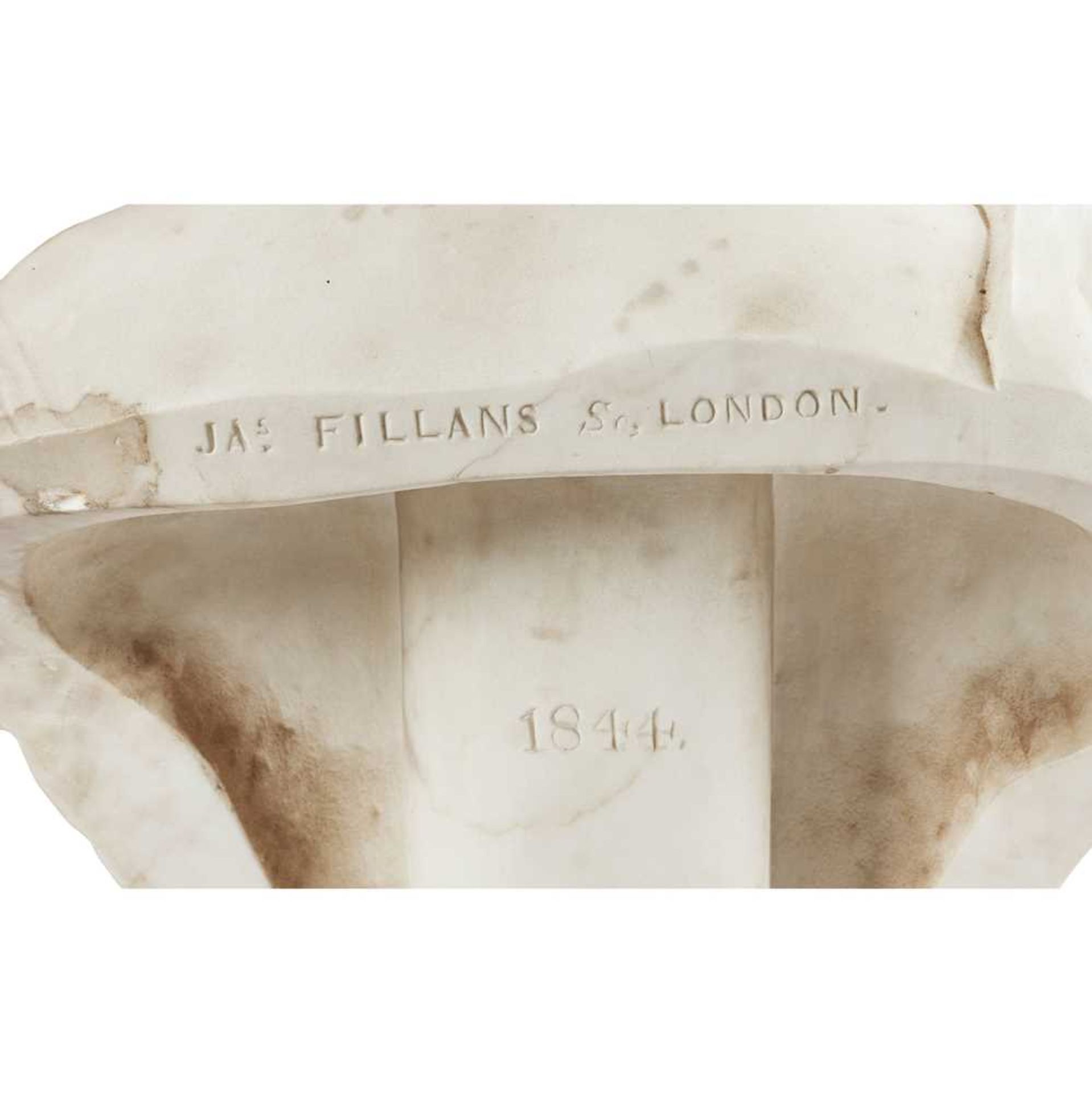 JAMES FILLANS (SCOTTISH 1808-1852) A PAIR OF WHITE MARBLE BUSTS OF JAMES AND JANE EWING OF STRATHLEV - Image 5 of 22