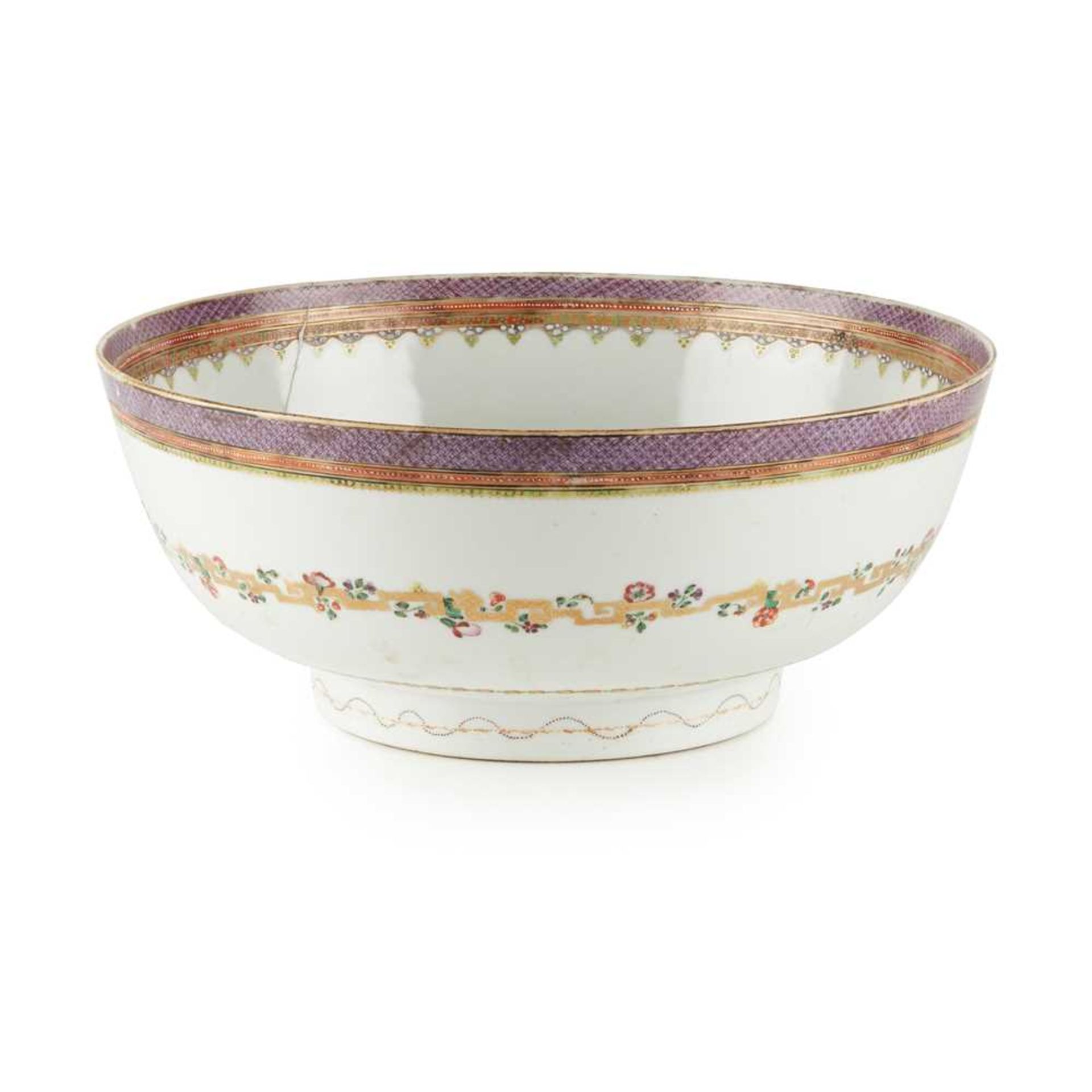 TWO CHINESE EXPORT PORCELAIN PUNCH BOWLS QING DYNASTY, LATE 18TH/19TH CENTURY - Image 2 of 33