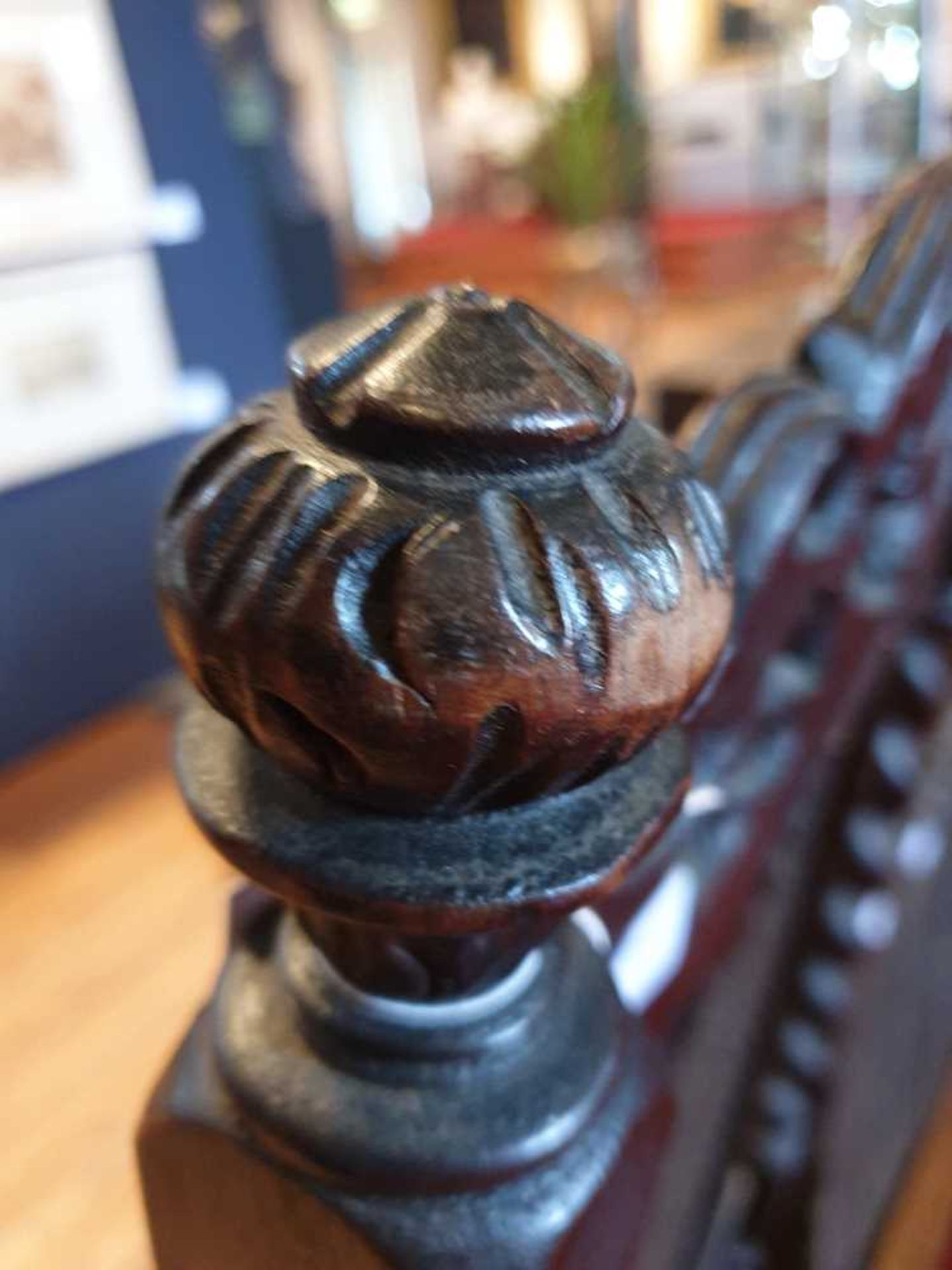 A PAIR OF CHARLES II STAINED AND EBONISED BEECH CHAIRS LATE 17TH CENTURY - Image 4 of 20