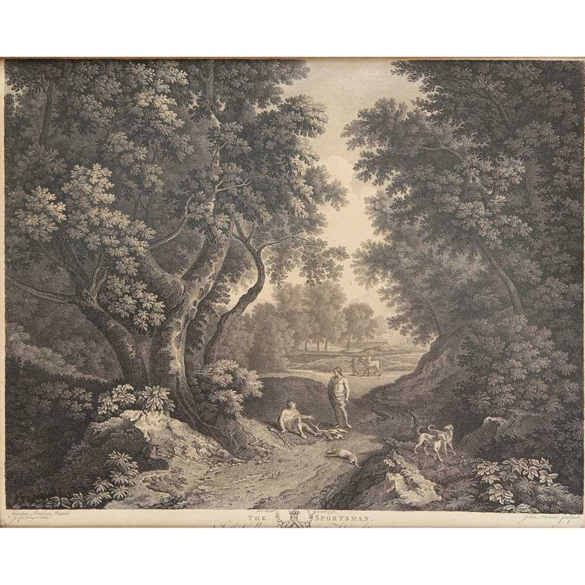 A PAIR OF LANDSCAPE PRINTS 18TH CENTURY - Image 2 of 12