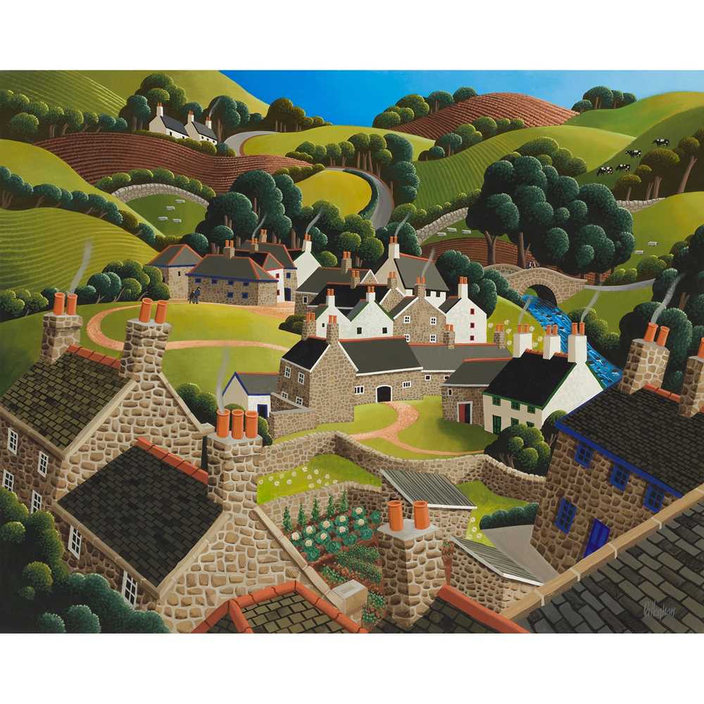 GEORGE CALLAGHAN (IRISH B.1941) IN THE GLENS OF ANTRIM