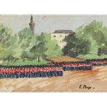 PAUL LUCIEN MAZE (FRENCH 1887-1979) GUARDS, TROOPING
