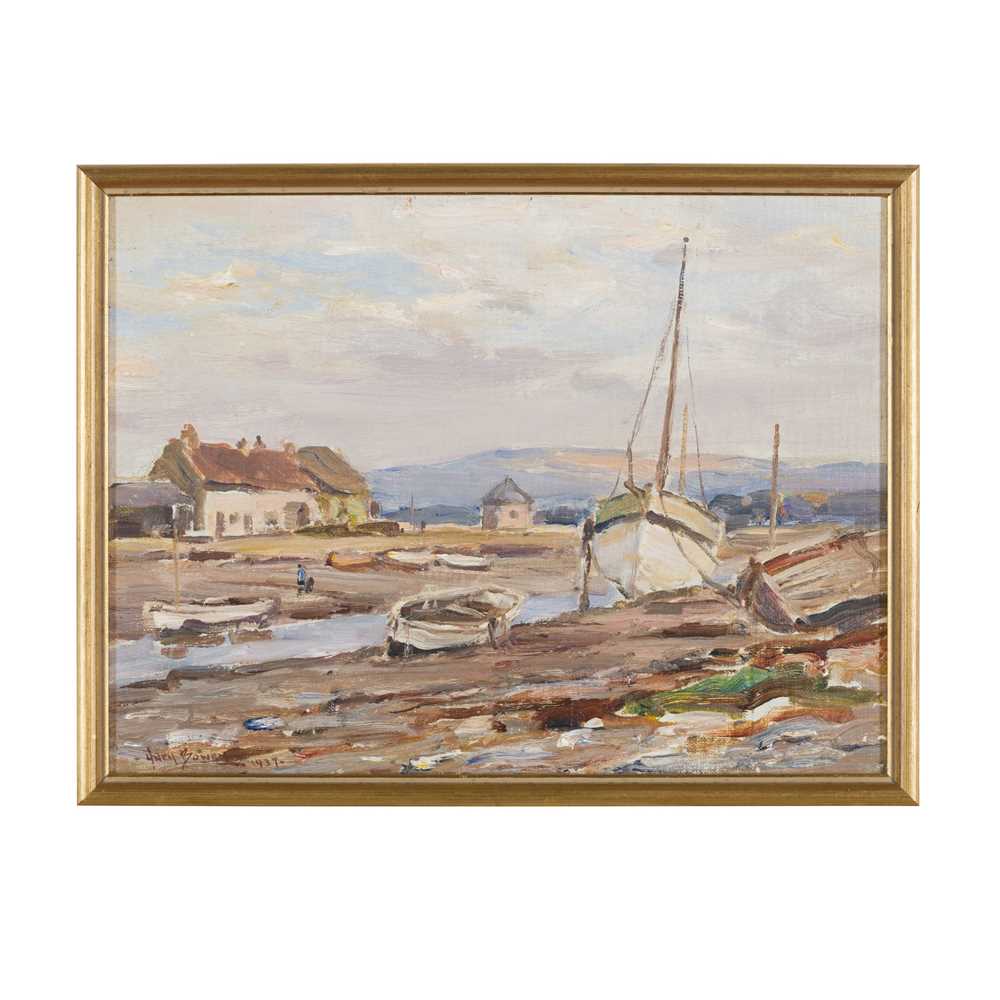 OWEN BOWEN (BRITISH 1873-1967) PORLOCK WEIR - Image 2 of 3