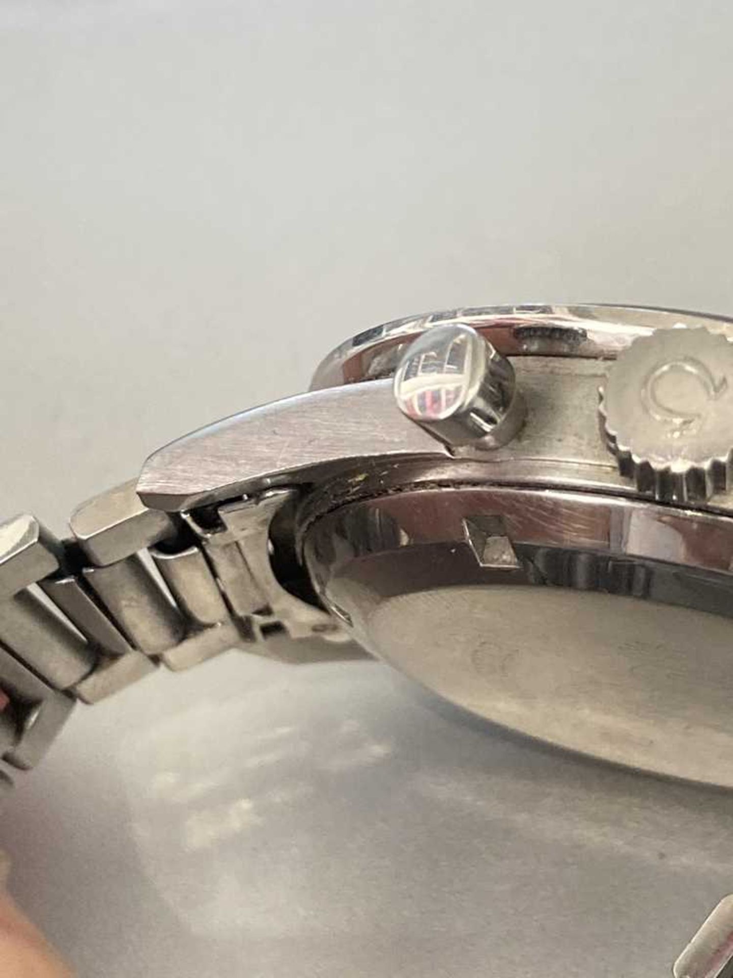 Omega: a pre-moon steel wrist watch - Image 10 of 20