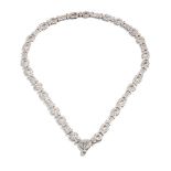 A diamond necklace