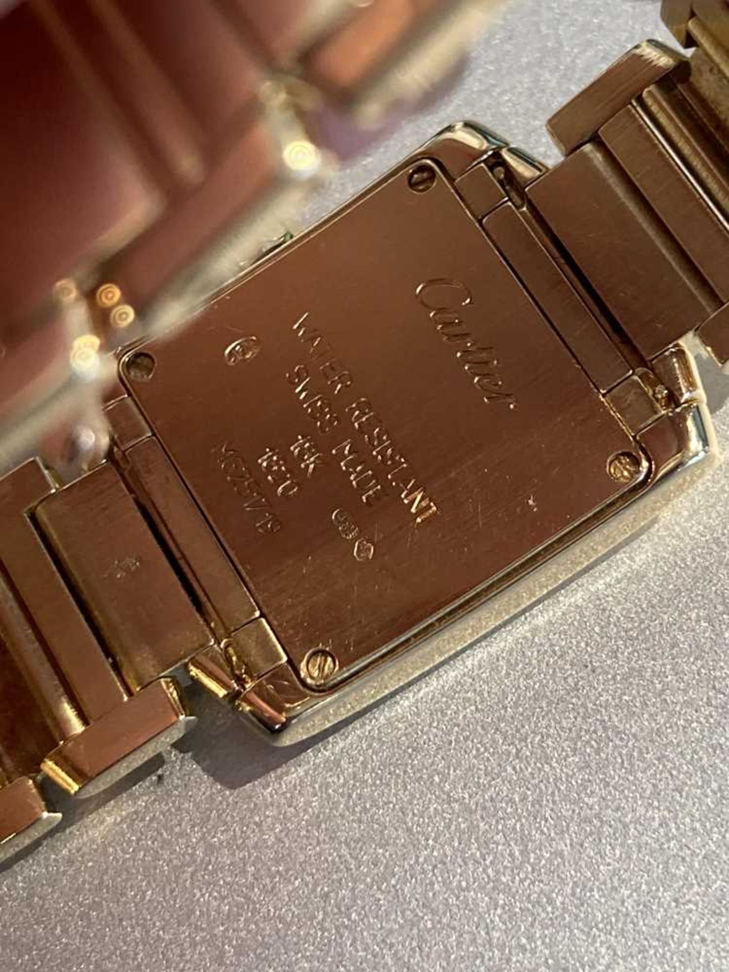 Cartier: a Tank Francaise wrist watch - Image 8 of 9