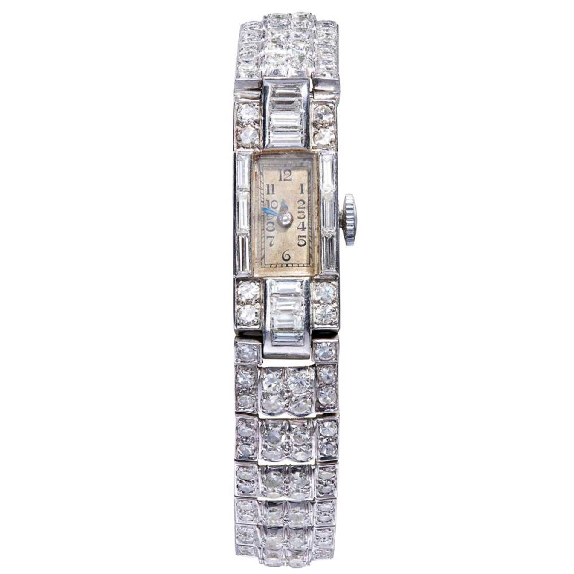 A diamond cocktail watch, circa 1935 - Image 2 of 3