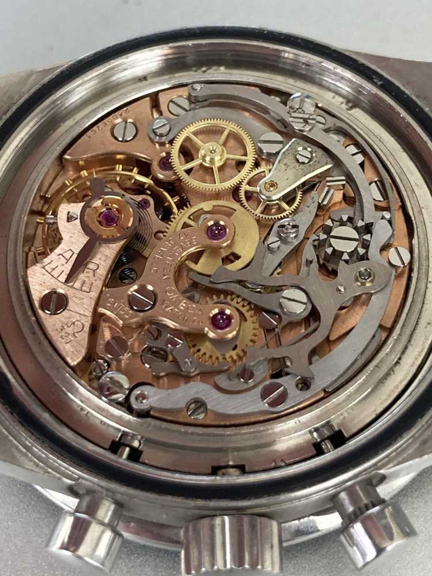 Omega: a pre-moon steel wrist watch - Image 17 of 20