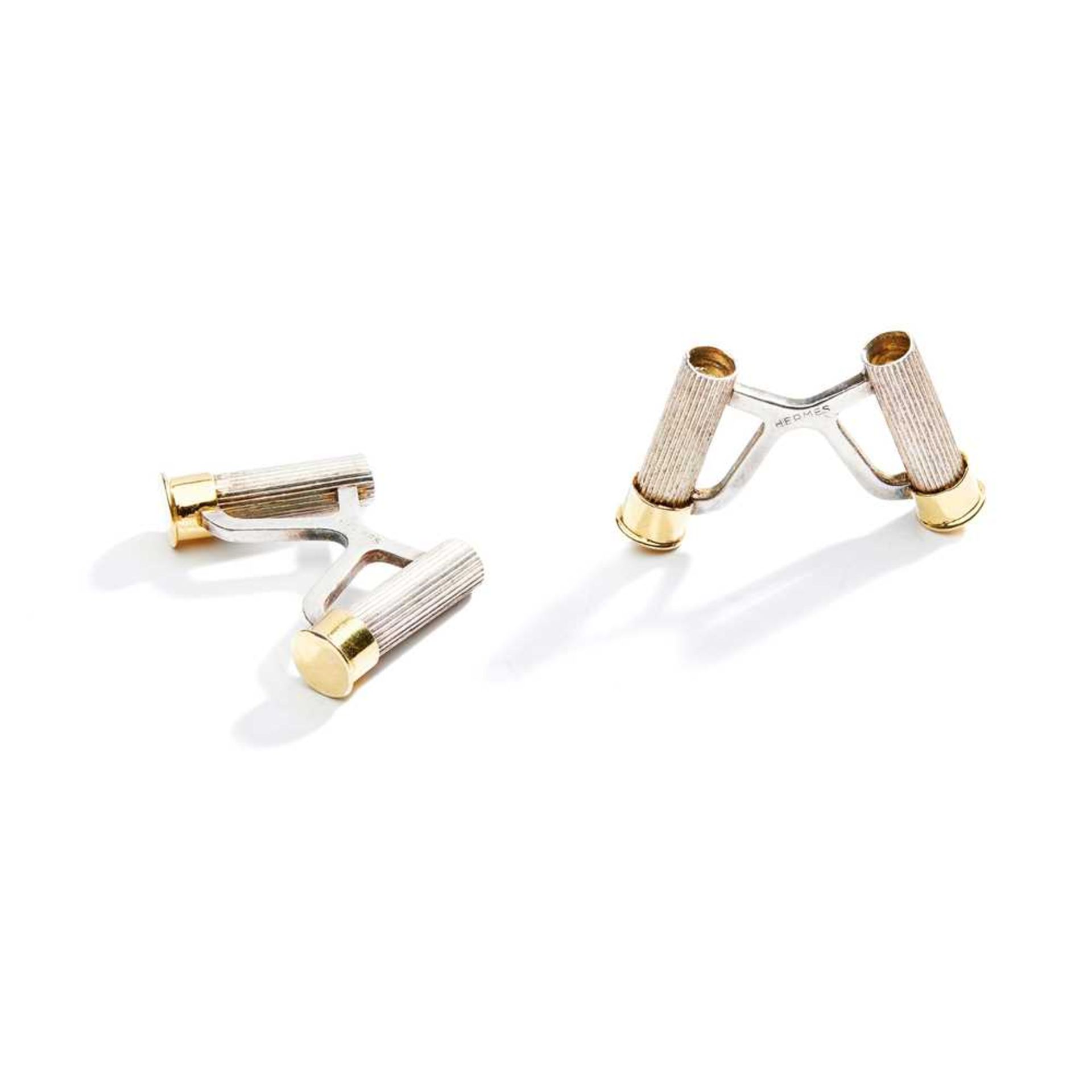 A pair of cufflinks, by Hermes - Image 2 of 2