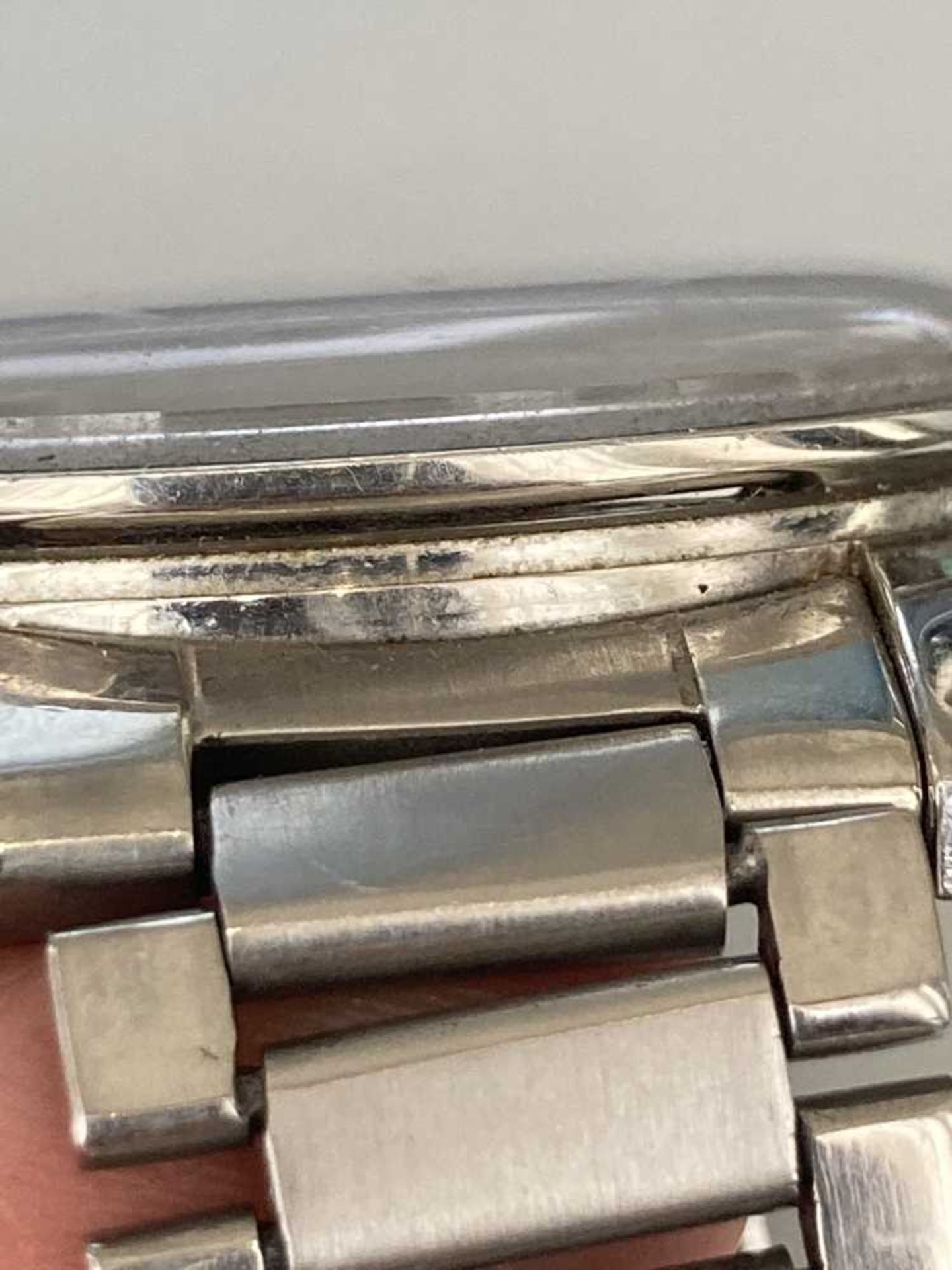 Omega: a pre-moon steel wrist watch - Image 4 of 20