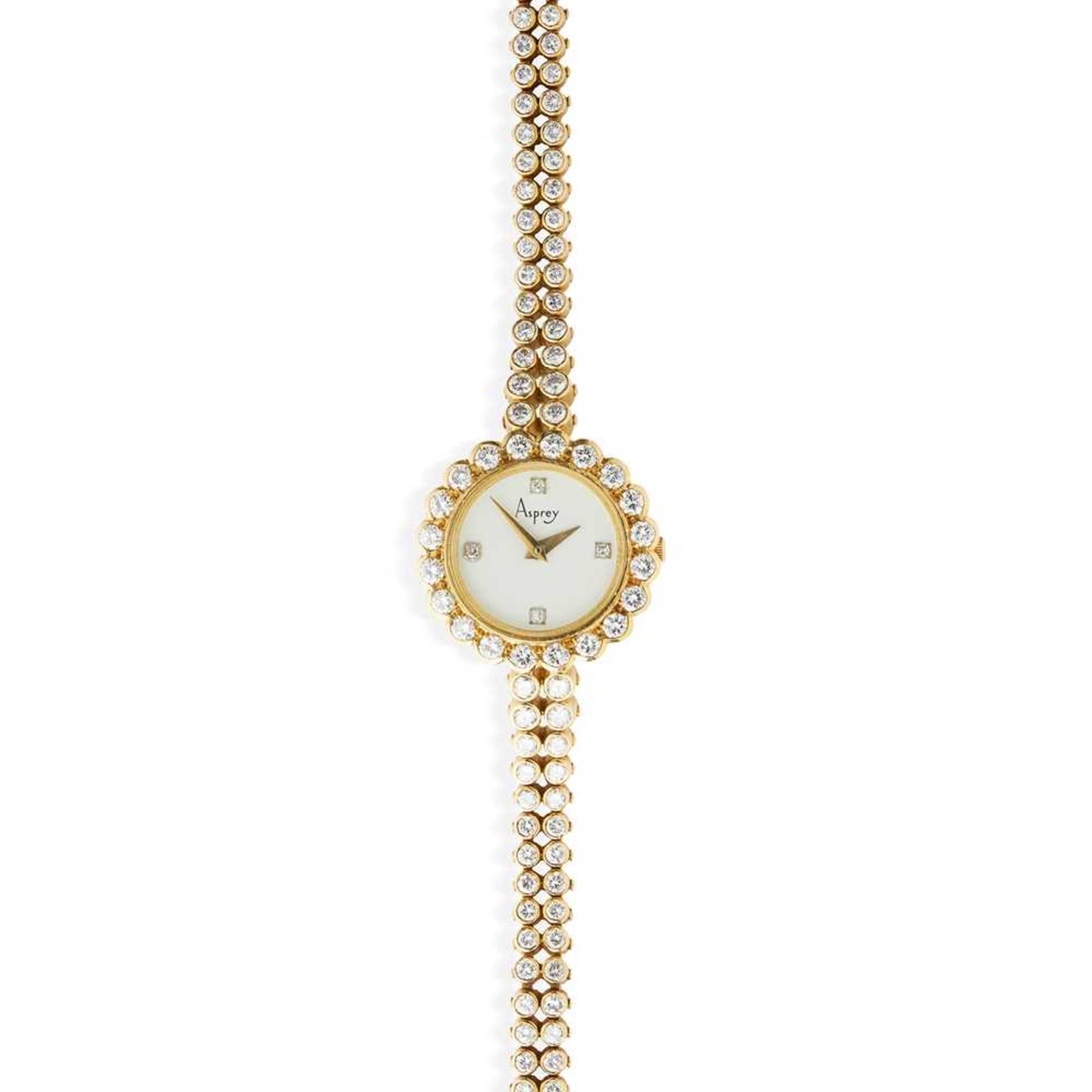 Asprey: a diamond-set watch