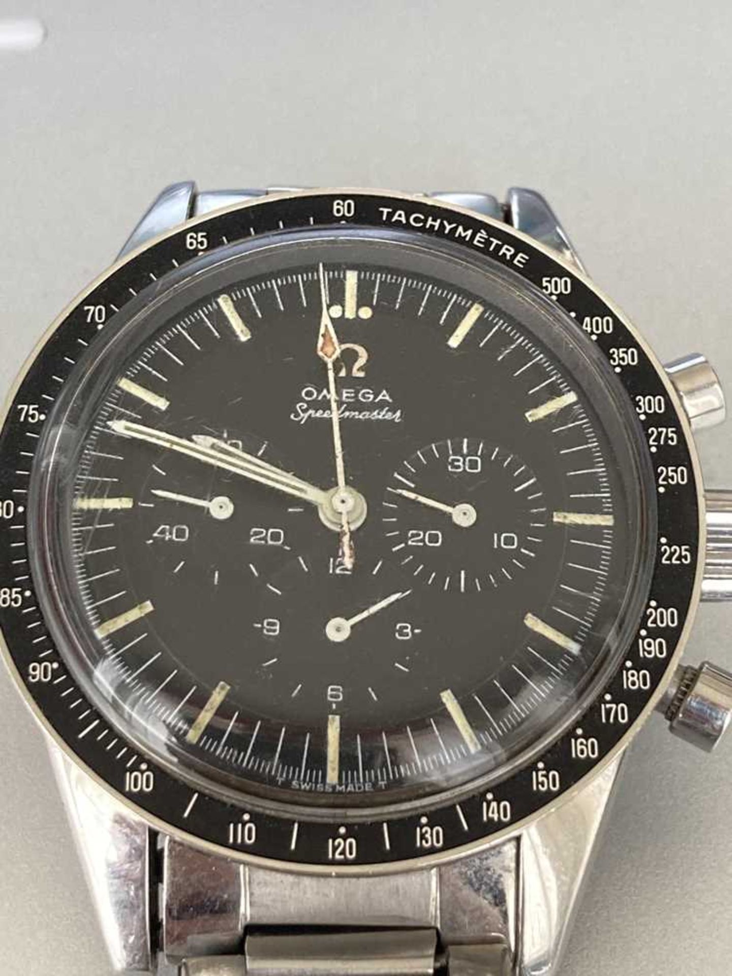 Omega: a pre-moon steel wrist watch - Image 2 of 20