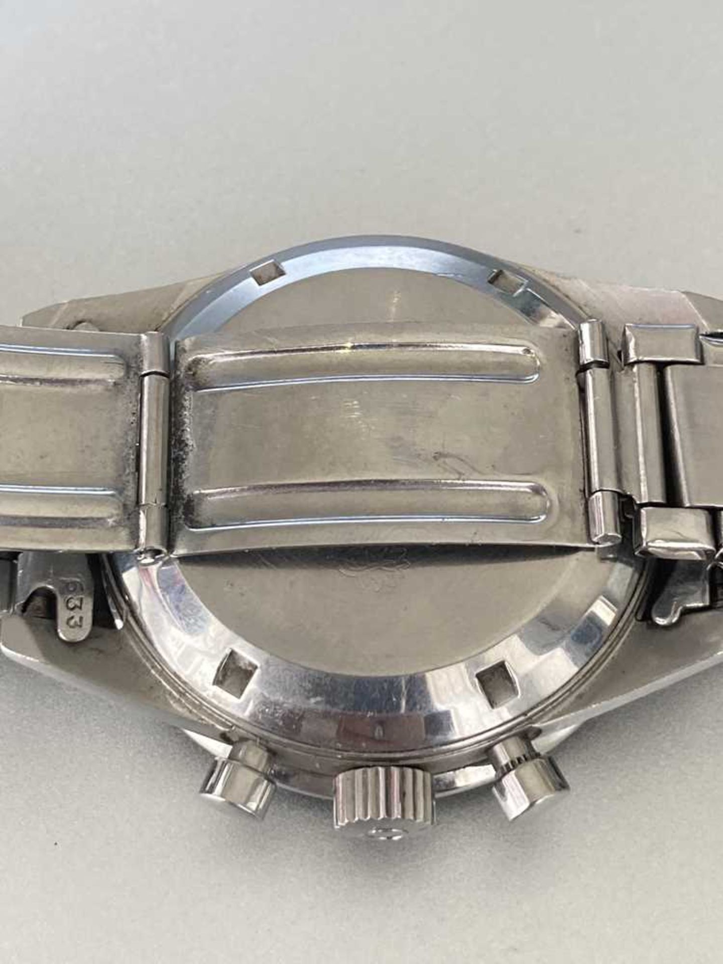 Omega: a pre-moon steel wrist watch - Image 15 of 20