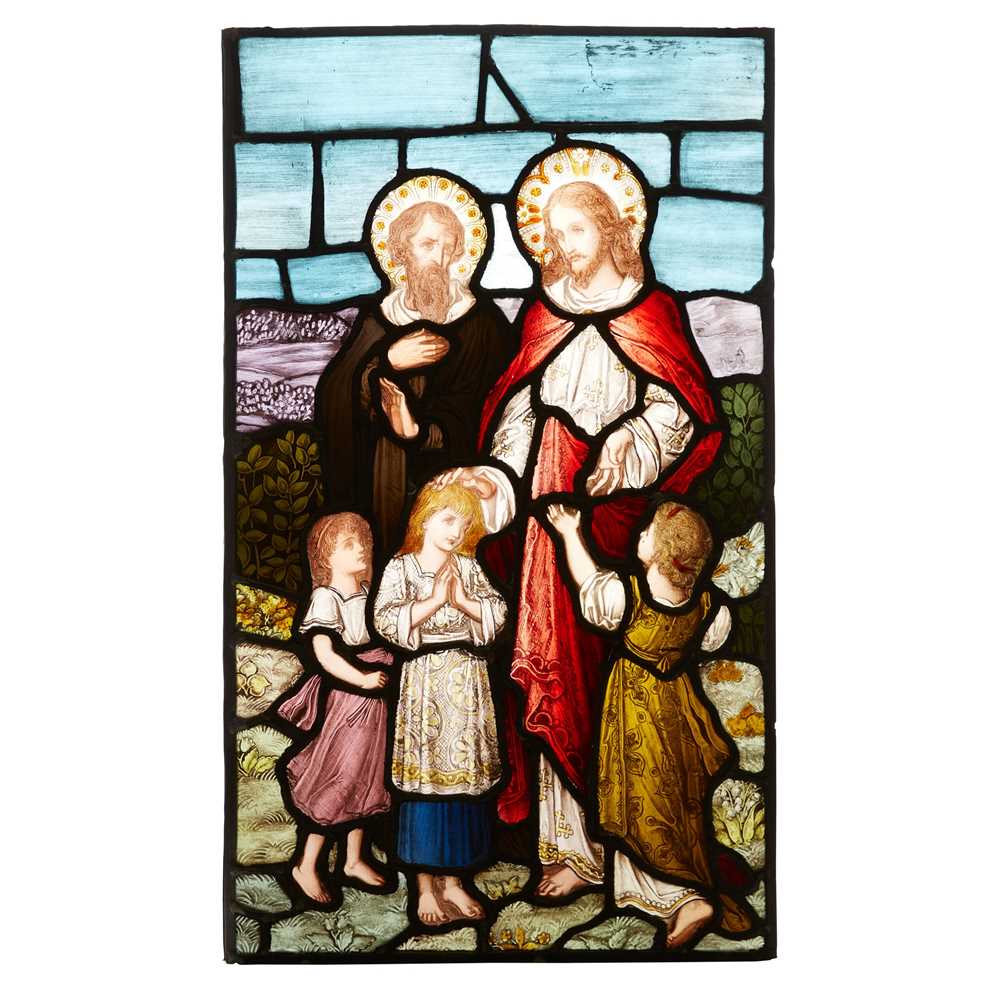 MAYER & CO., MUNICH SUITE OF FOUR STAINED GLASS PANELS, CIRCA 1880 - Image 3 of 5