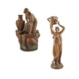 CHERC FOR GOLDSCHEIDER, VIENNA FIGURAL LAMP, EARLY 20TH CENTURY