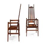 AFTER C. F. A. VOYSEY PAIR OF ARTS & CRAFTS ARMCHAIRS, CIRCA 1910